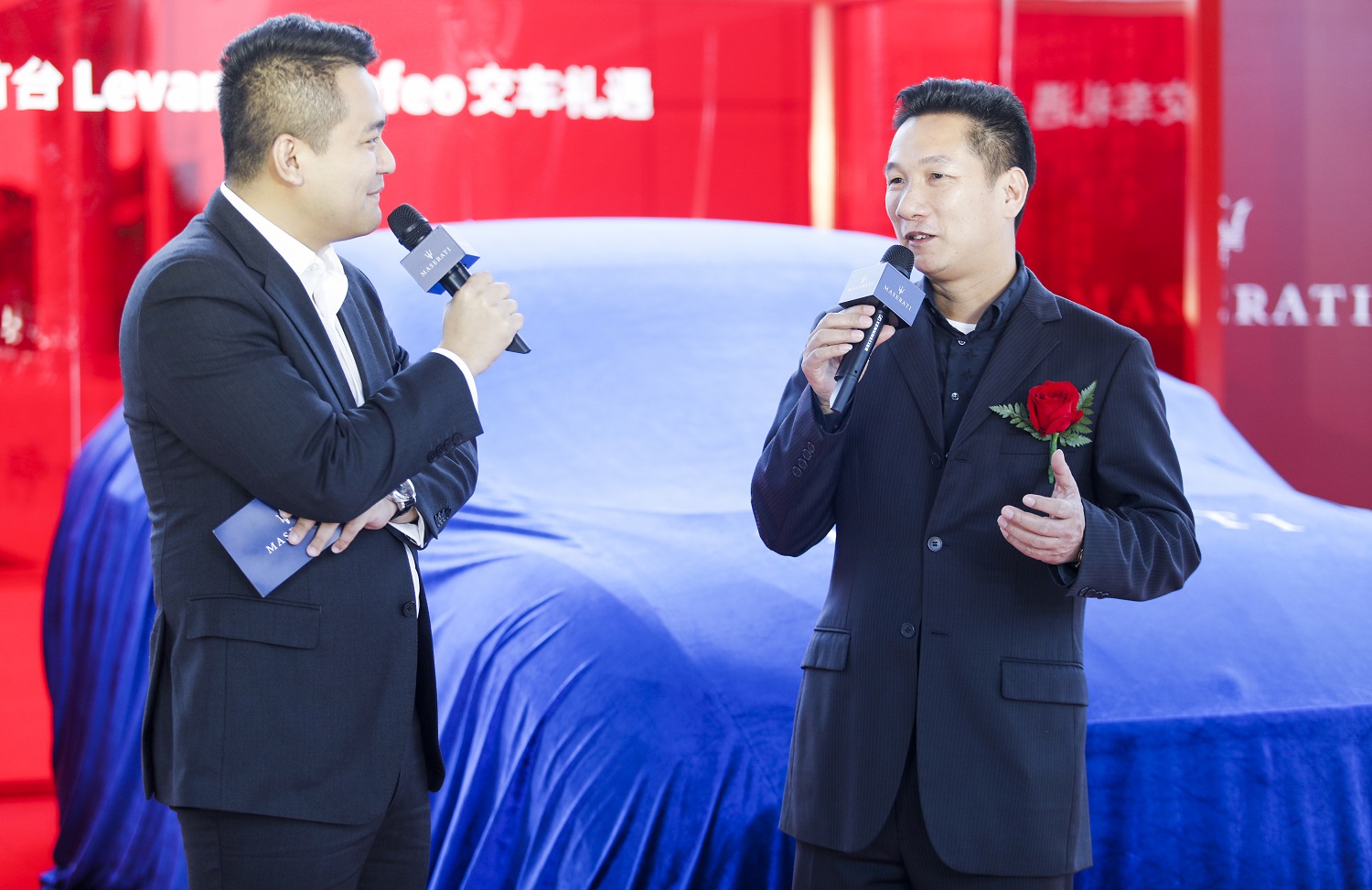 Levante Trofeo 全國(guó)首位車主余先生致辭（右一）