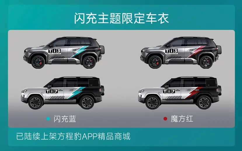 方程豹鈦3及鈦7純電閃充版發(fā)布，鈦3閃充版3月13日上市